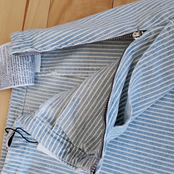 ZARA Denim striped skirt - Picture 9 of 11